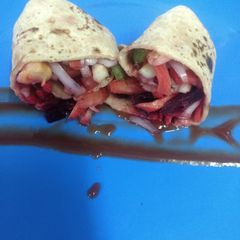 A picture of Healthy wraps.