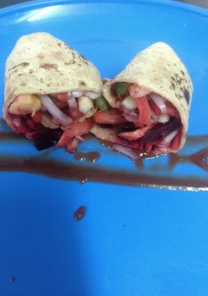A picture of Healthy wraps.