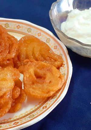 रसभरी जलेबी दही (Rasbhari jalwbi dahi recipe in hindi) रेसिपी मुख्य फोटो