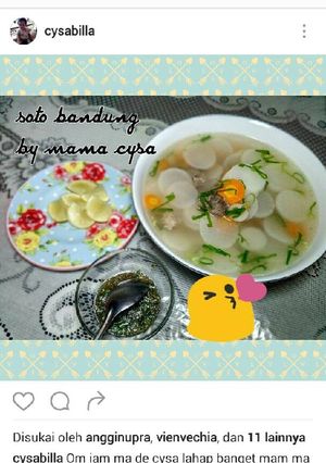 Foto resep Soto Bandung Simpel