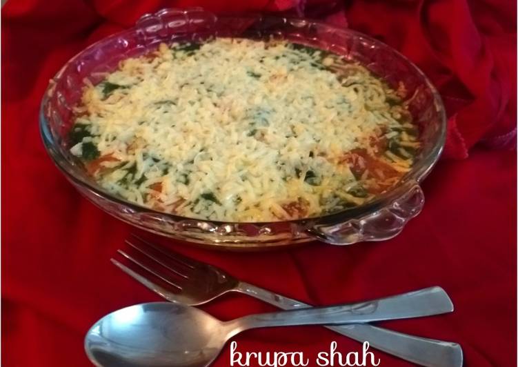 Recipe of Perfect Tri coloured vegetable au gratin