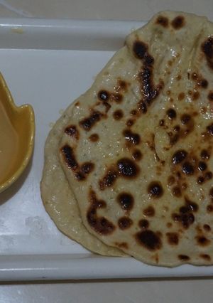 Foto resep Roti naan cheese with susu pekat