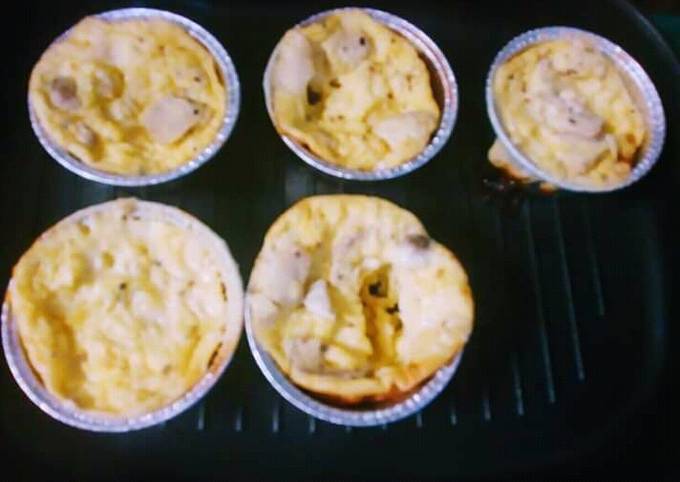 Quiche mushroom mozarella keto friendly