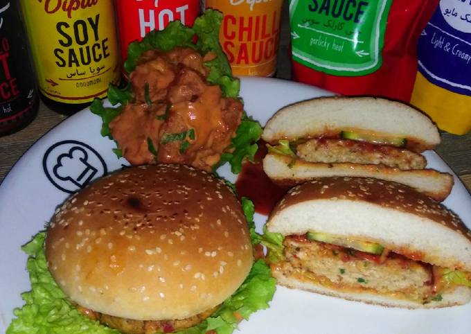 Recipe of Quick Chicken burger