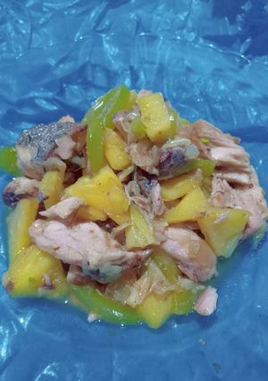 Foto resep Tumis tuna asap bumbu nanas