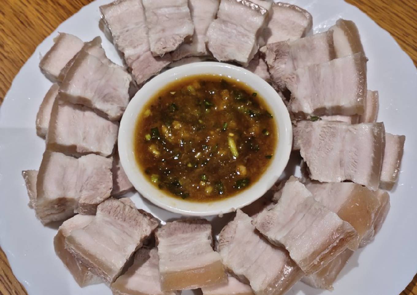 Poach Pork Belly