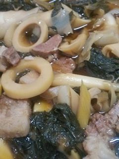 梅干桂竹筍滷肉 的食譜成品照片