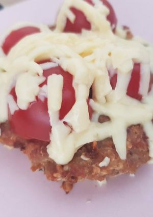 Una foto de Hamburguesas de soja!
