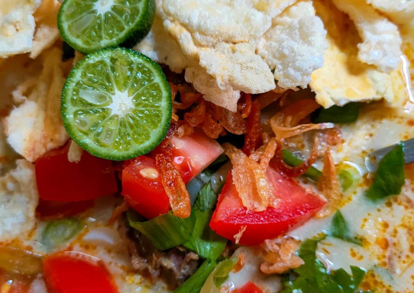 Soto Betawi kuah santan