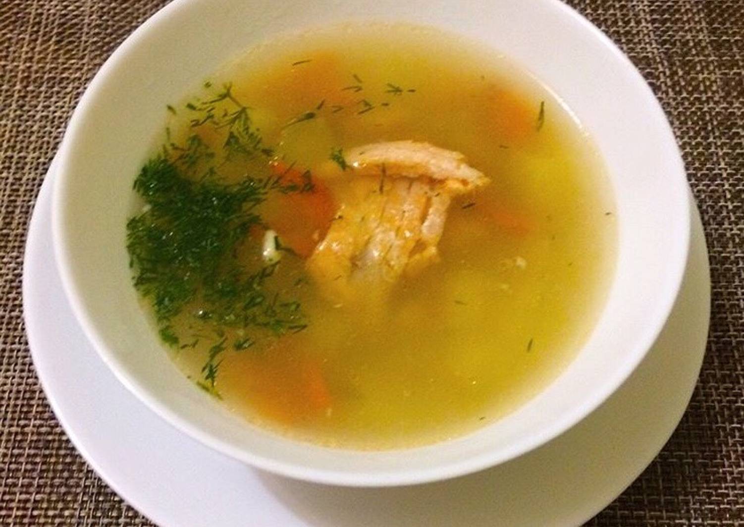 Уха из белого амура