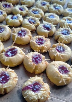 Foto resep Blueberry Thumbprint Cookies