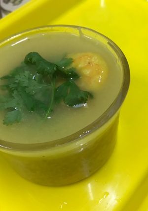 صورة لوصفة شوربة روبيان