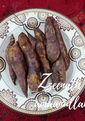 A picture of Oven Roasted Sweet Potatoes.