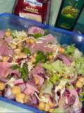 Ensalada fit súper completa, la que comen las kardashian😂