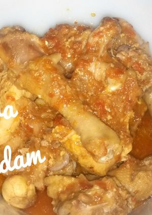 A picture of Chicken pepper soup.