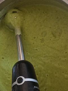 Una foto de Puré de calabacín