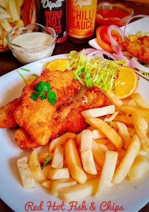 A picture of "Red Hot Fish & Chips".
