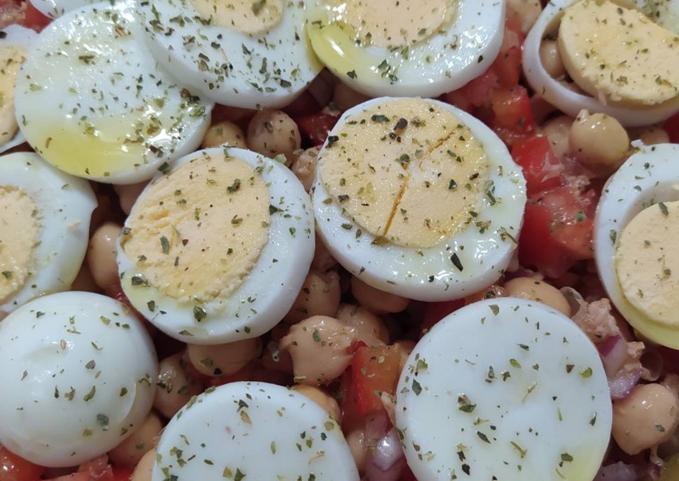 Ensalada de garbanzos