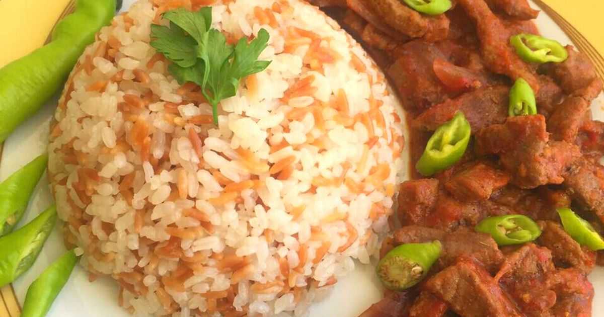 طريقة عمل بيف بالبصل والصوص الاحمر 😍😍 من وصفات مها - كوكباد
