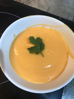 Una foto de Crema de calabaza 🎃