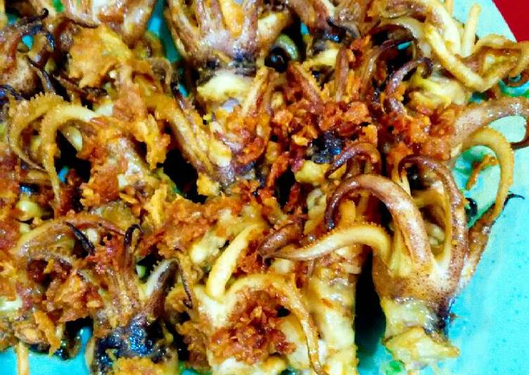 Resep Kepala cumi (bakar ala mamah) yang Enak