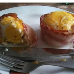 Bacon Wrapped Egg Muffins A picture of Bacon Wrapped Egg Muffins.
