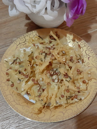 Cara Bikin Peyek kacang es batu dan maizena😊 Simpel