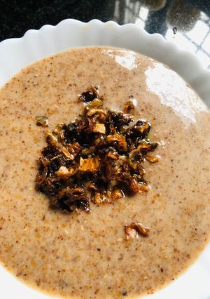 A picture of Horse gram kanji (weight loss recipe) horse gram porridge.