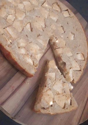 Una foto de Torta integral de avena y manzana 🍎