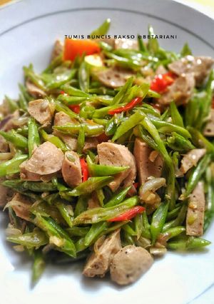 Foto resep Tumis Buncis Bakso