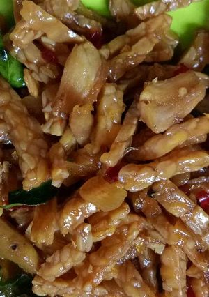 Foto resep Kering tempe pedas manis