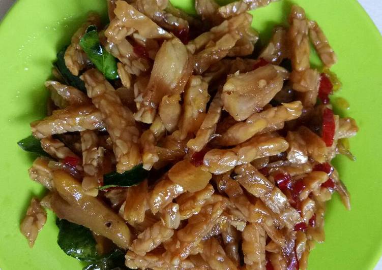 Bagaimana Menyiapkan Kering tempe pedas manis, Enak