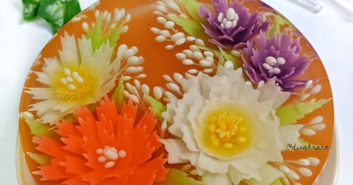 Resep Jelly Art With Mango Pudding 🥭 oleh Dieah Rara Cookpad