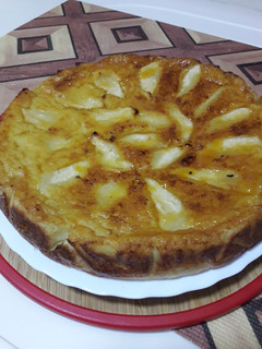Una foto de Tarta de pera fácil