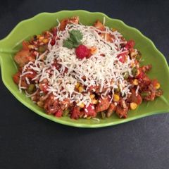 A picture of Pizza bhel.