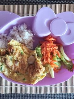 Foto resep Omellet jamur & Salad