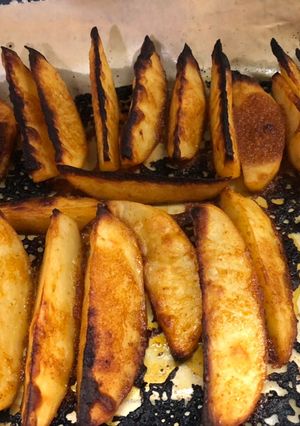 Una foto de Papas ala sonorense en horno Stir fry