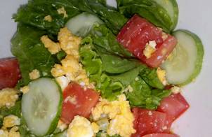 Salad trộn trứng - Món ăn giảm cân
