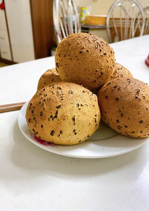 Hình của món Bánh Cona Hàn quốc bằng nồi chiên không dầu.