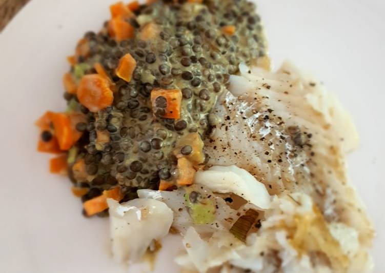 Recipe of Award-winning Linsengemüse mit Fischfilet