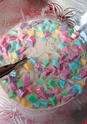 Foto resep Es puding kekinian