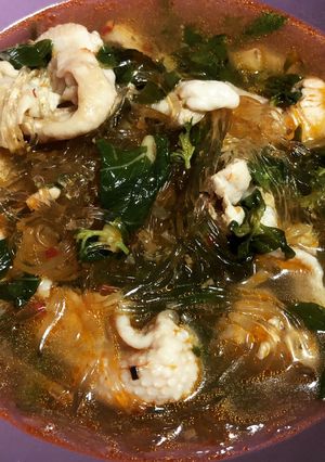 รูปของ แกงไก่เส้นร้อน คีโต