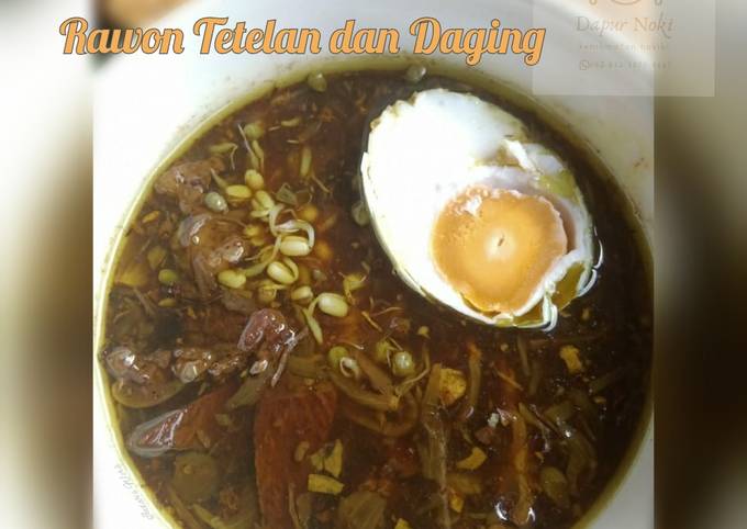 Rawon Tetelan dan Daging