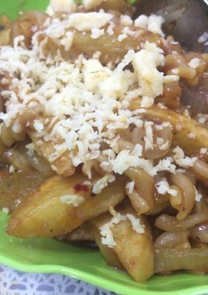 Foto resep Makaroni Kentang Saus Lada Hitam