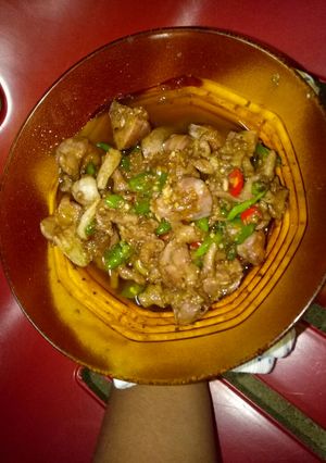 Foto resep Ati ampela pedas manis