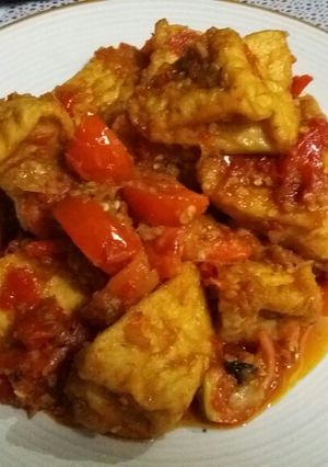 Foto resep Tumis sambel tahu