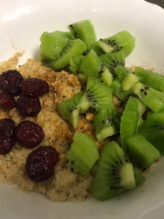 Una foto de Porridge con frutas