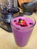 Berry Lemon Smoothie with Whey Protein & Collagen Peptides
