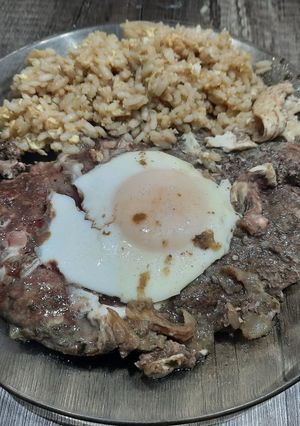 Una foto de Hígado encebollado con salsa de soja