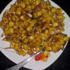 A picture of Sweet corn chaat.
